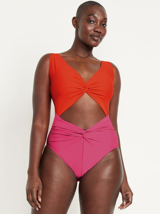Cutout One-Piece Swimsuit