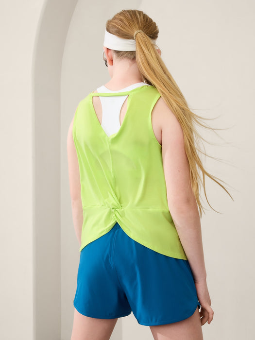 Athleta Girl With Ease Twist Back Tank