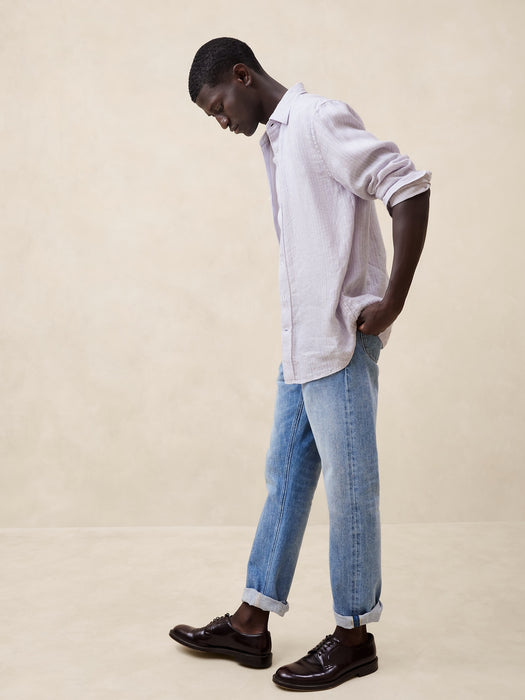 Standard Zig-zag Linen Shirt