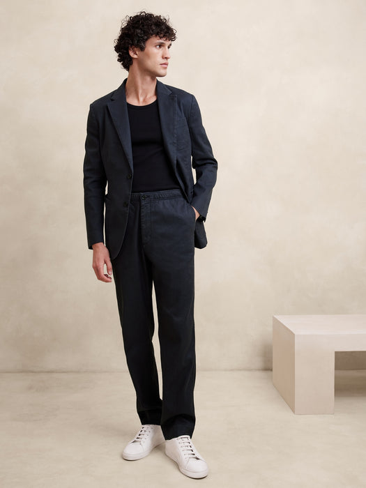 Linen-Cotton Traveler Pull-On Pant