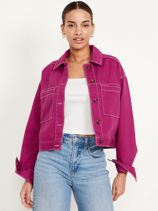 Crop Utility Jacket