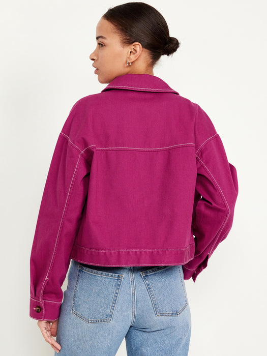 Crop Utility Jacket