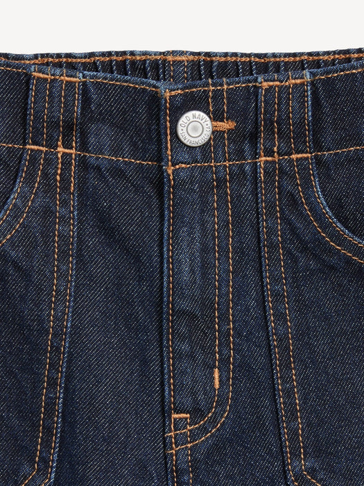 High-Waisted Baggy Wide-Leg Jeans for Girls