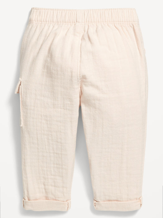 Double-Weave Utility Cargo Pants for Baby
