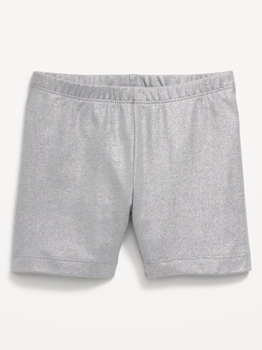 Shimmer Biker Shorts for Toddler Girls
