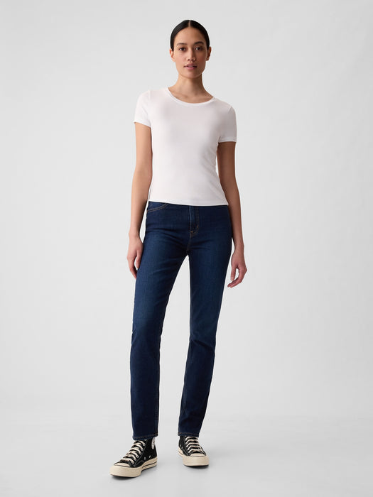 High-Rise Vintage Slim Jeans