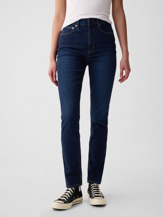 High-Rise Vintage Slim Jeans