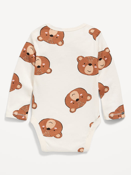 Long-Sleeve Printed Bodysuit for Baby