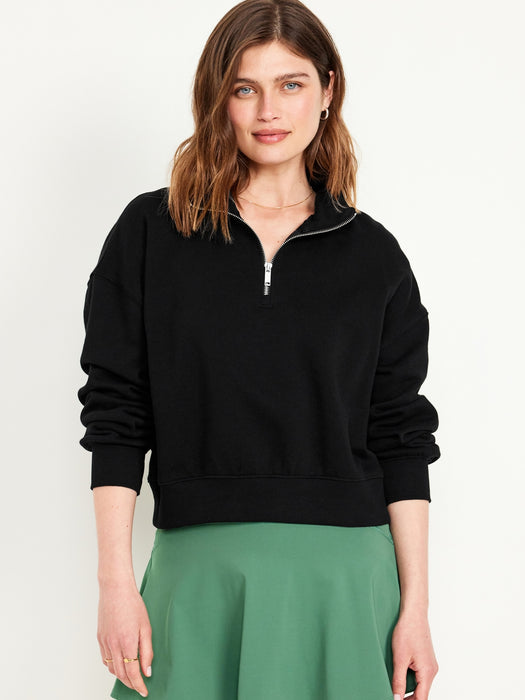 Oversized Half Zip