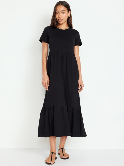 Tiered Midi Dress