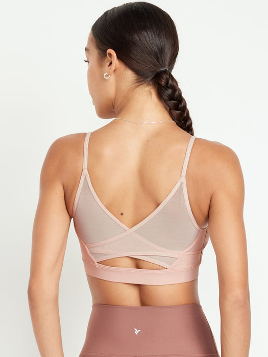 Light Support PowerSoft Mesh-Back Sports Bra