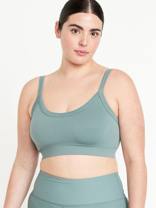 Light Support Seamless Rib-Kit Sports Bra