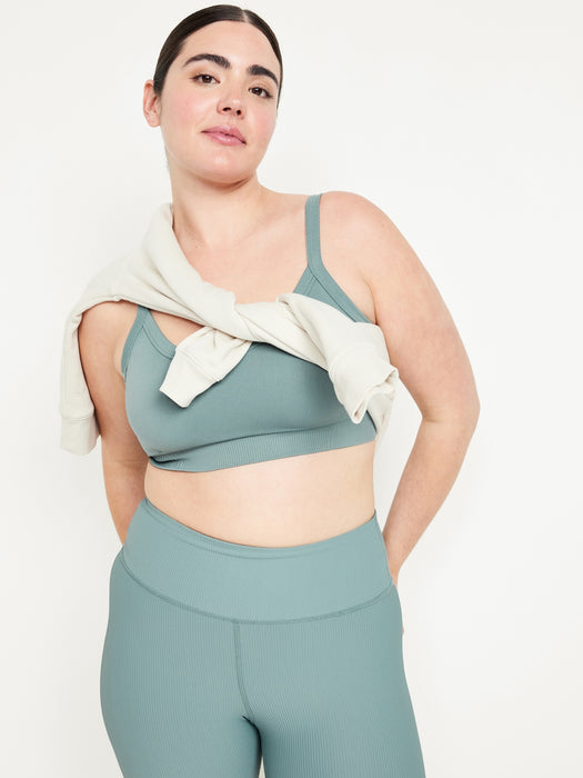 Light Support Seamless Rib-Kit Sports Bra