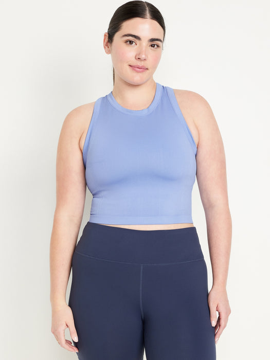 Seamless Crop Performance Tank Top