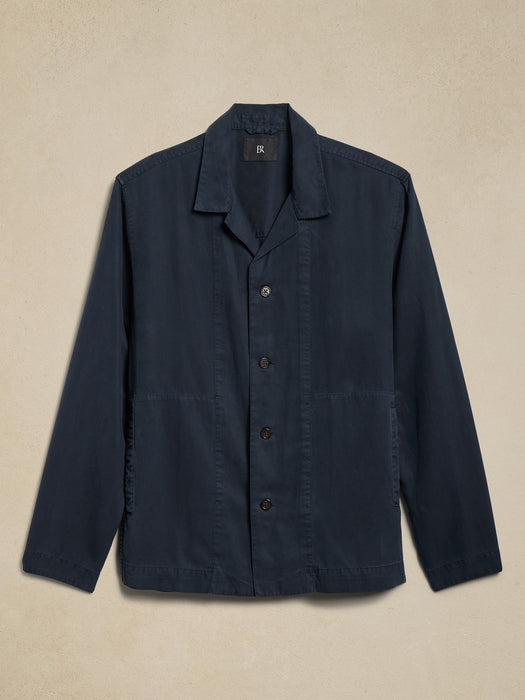 Tencel™-Linen Shirt Jacket
