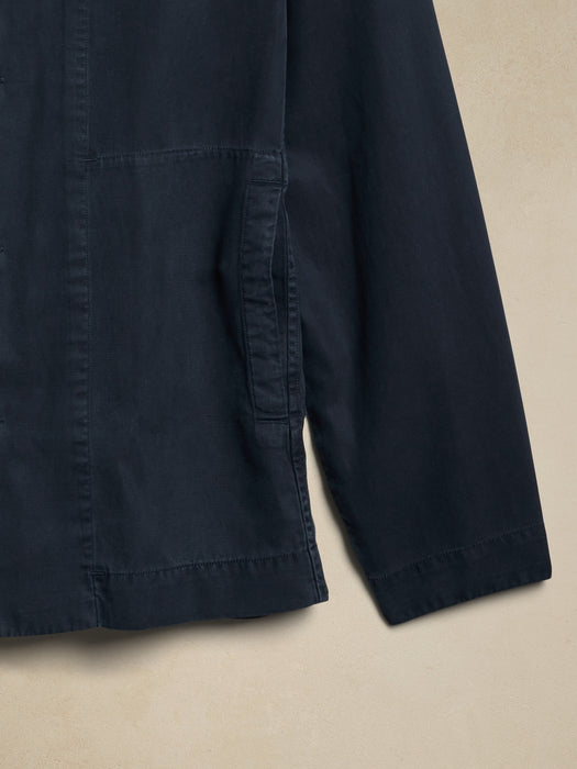 Tencel™-Linen Shirt Jacket