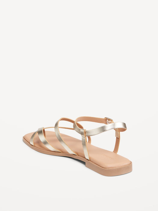 Strappy Toe-Cross Sandal