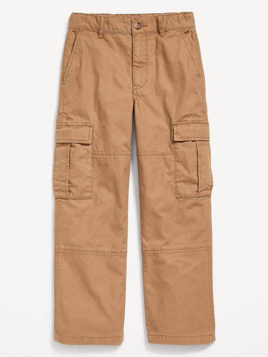 Baggy Non-Stretch Cargo Pants for Boys