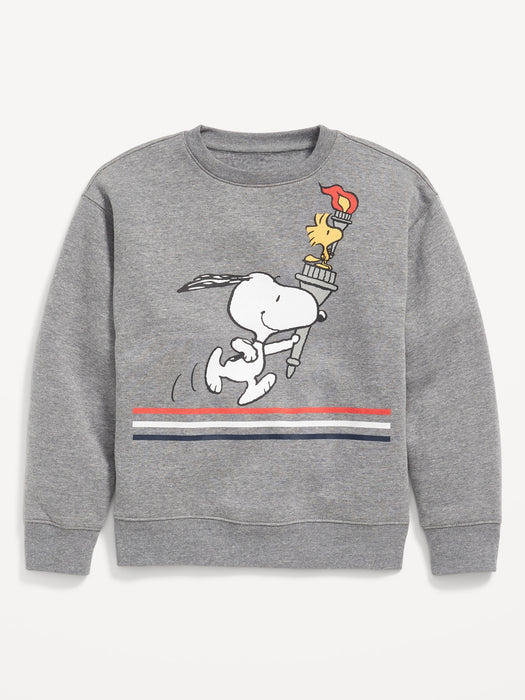 Peanuts™ Gender-Neutral Crew-Neck Sweatshirt for Kids