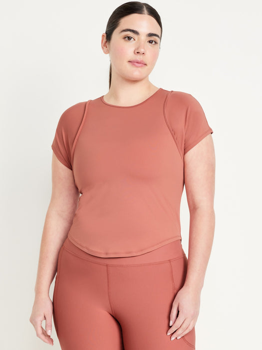 FlowForm Crop Cutout-Back Top