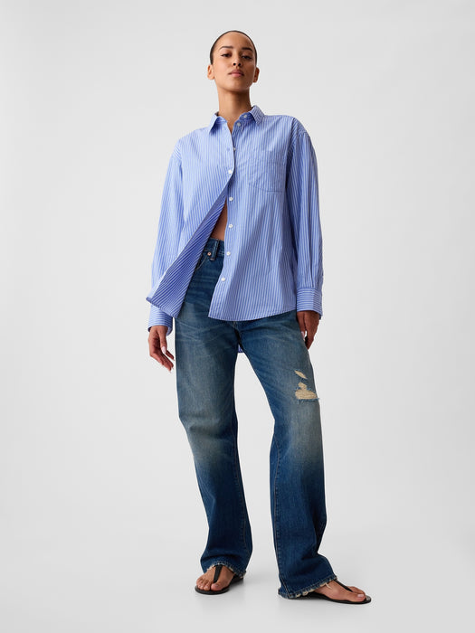 Organic Cotton Poplin Big Shirt