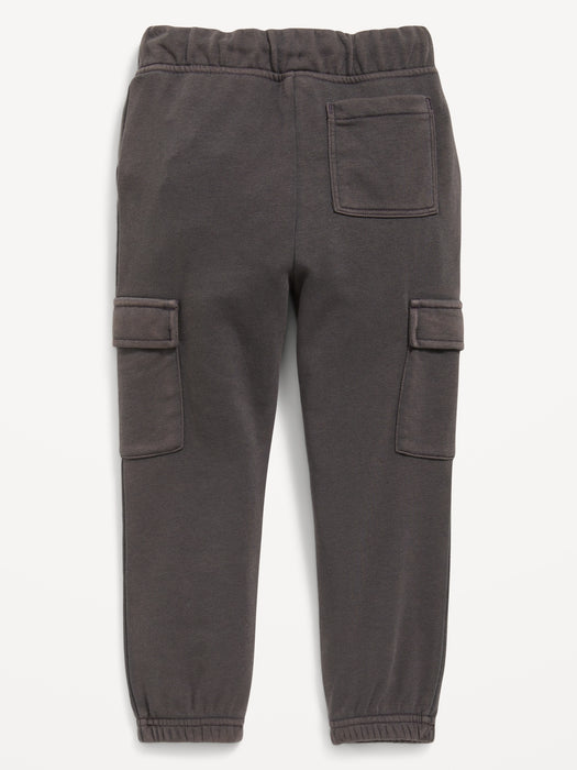 Functional Drawstring Cargo Joggers for Toddler Boys