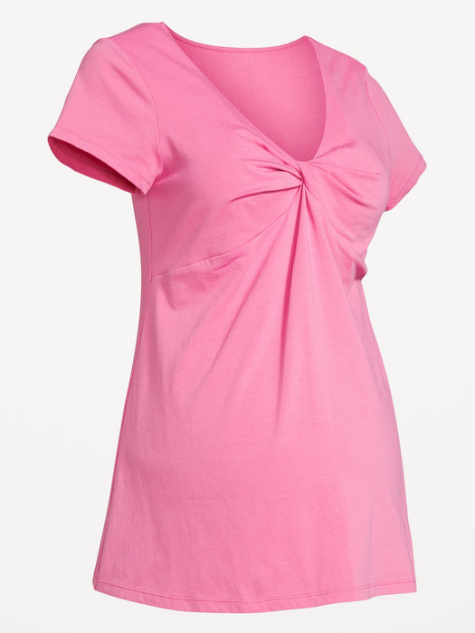Maternity Twist-Front Top