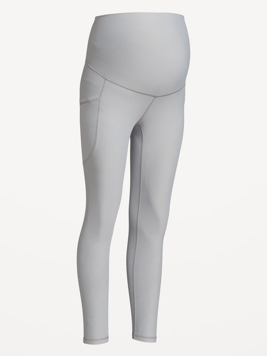 Maternity Full-Panel PowerSoft 7/8 Leggings