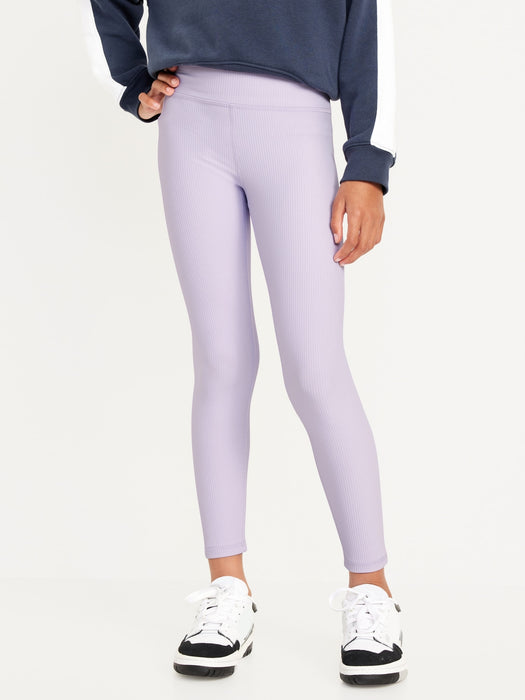 High-Waisted PowerSoft 7/8-Length Performance Leggings for Girls