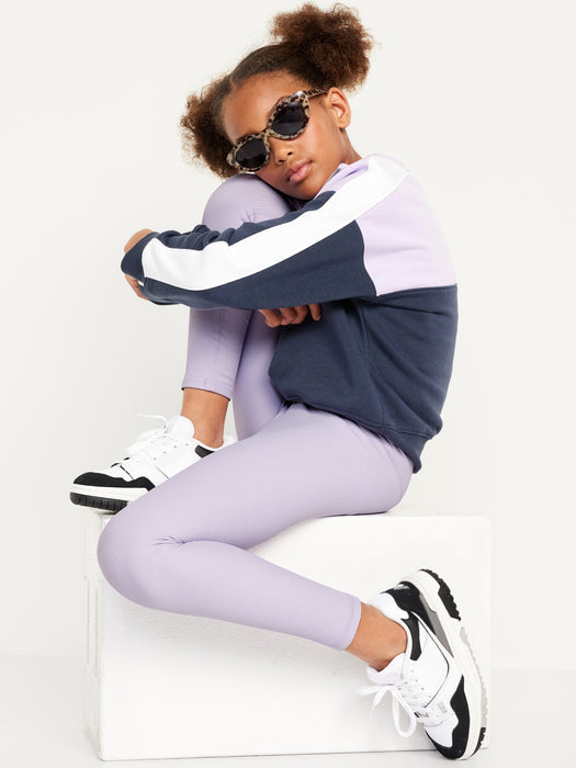 High-Waisted PowerSoft 7/8-Length Performance Leggings for Girls