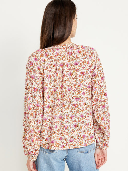 Loose Button-Down Shirt