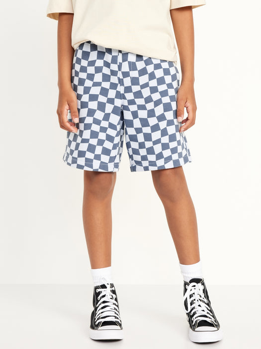 Fleece Jogger Shorts for Boys (At Knee)