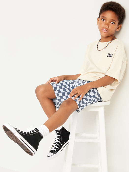 Fleece Jogger Shorts for Boys (At Knee)