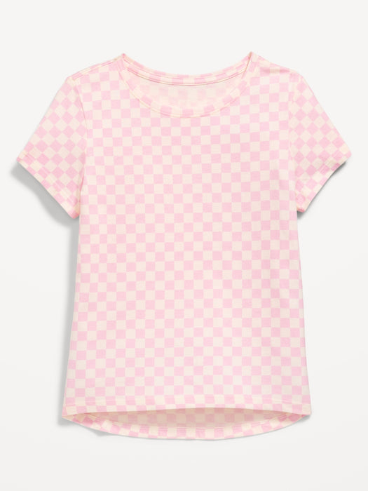 Softest Printed Short-Sleeve T-Shirt for Girls