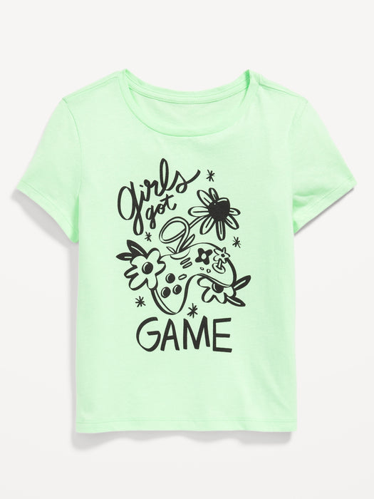 Short-Sleeve Graphic T-Shirt for Girls