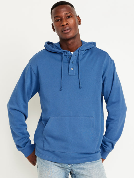 French Terry Henley Hoodie