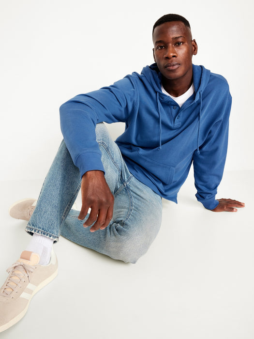 French Terry Henley Hoodie