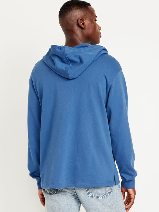 French Terry Henley Hoodie