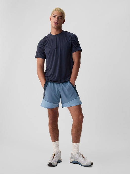 6" GapFit Colorblock Running Shorts