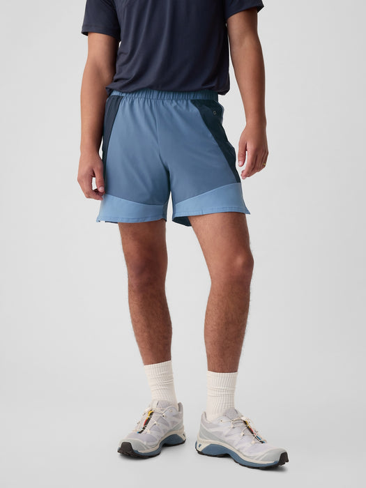 6" GapFit Colorblock Running Shorts
