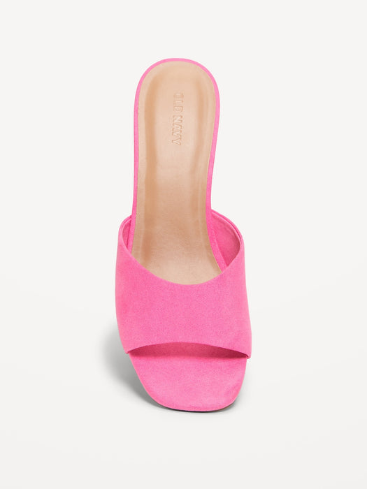 Kitten Heel Slide Sandal
