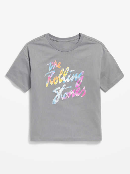 Oversized Licensed Graphic T-Shirt for Girls