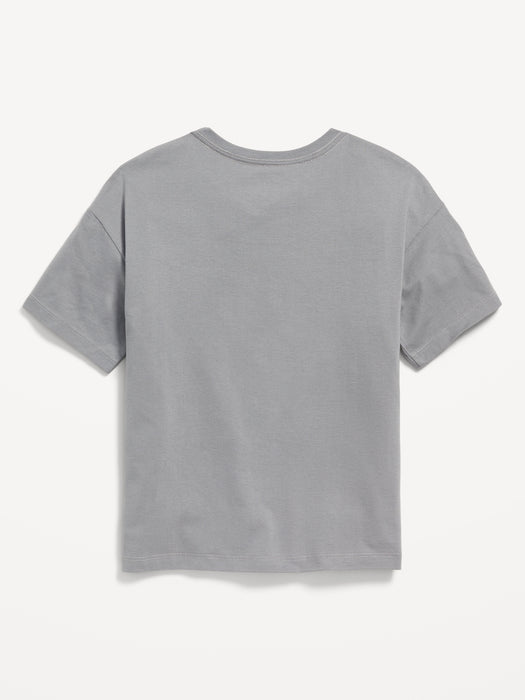 Oversized Licensed Graphic T-Shirt for Girls