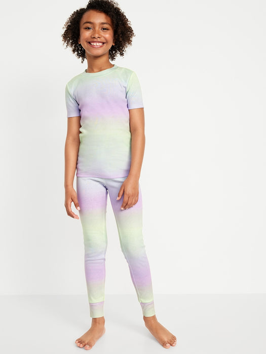Printed Snug-Fit Pajama Set for Girls