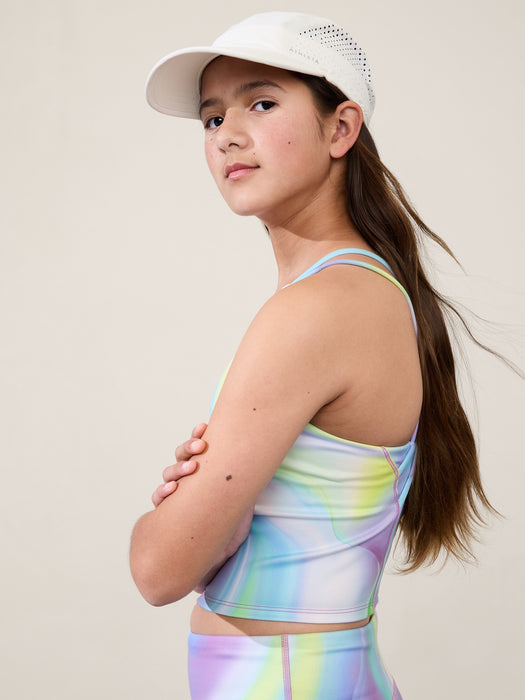 Athleta Girl Long Distance Strappy Built in Bra Tank