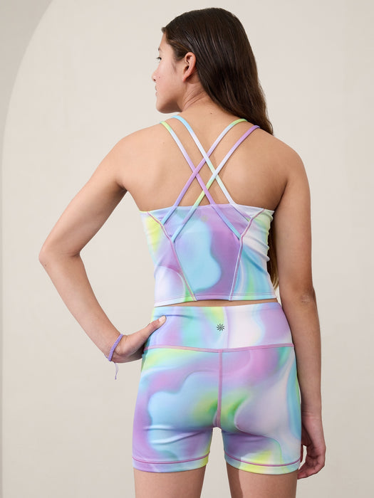 Athleta Girl Long Distance Strappy Built in Bra Tank