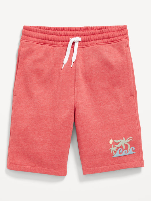 Fleece Jogger Shorts for Boys (At Knee)