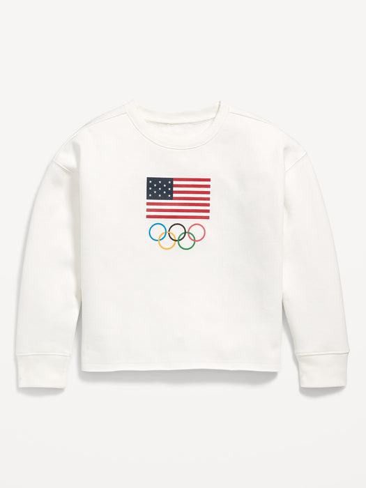 IOC Heritage© Graphic Crew-Neck Sweatshirt for Girls