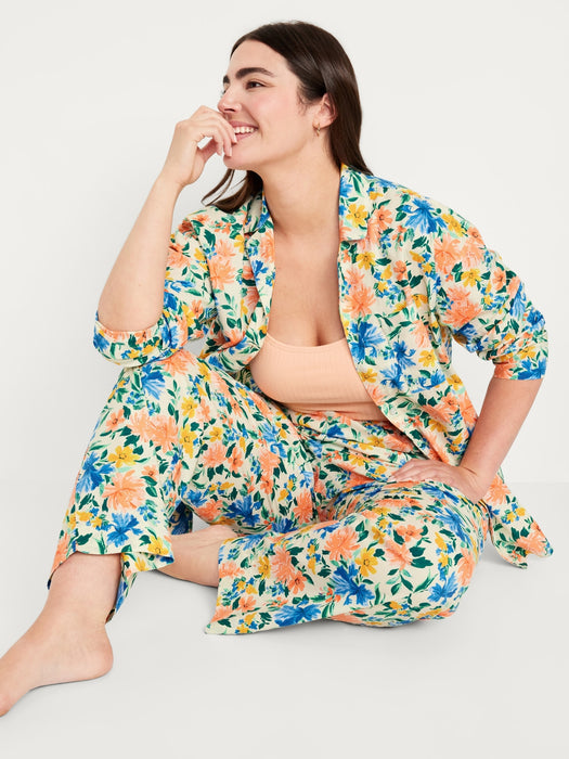 Poplin Pajama Pant Set