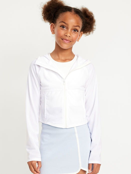 Long-Sleeve Mesh Jacket for Girls